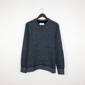 Reigning Champ Men's Medium Crew Tiger Fleece Sweatshirt Black